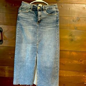 Jean skirt new